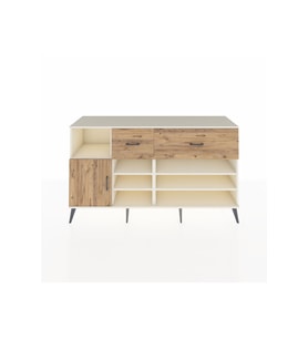 Kronos Konsol 6 Raflı 2 Çekmeceli Tek Kapaklı  176x59x99 Aytaşı-Çam