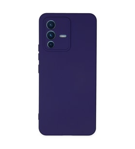 Vivo V23 5g Kılıf Nano İçi Kadife Silikon - Mor