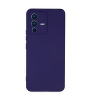 Vivo V23 5g Kılıf Nano İçi Kadife Silikon - Mor