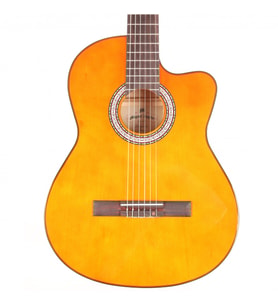 Miguel Angela MA1C-WA Cutaway Klasik Gitar - Naturel (Başlangıç/Orta - Kesik Kasa)  Ceviz/Naturel Görünüm, Kesik Kasa Tasarımı, Net ve Berrak Ses Projeksiyonu  Uyum: 4/4 (Tam Boy) Standart