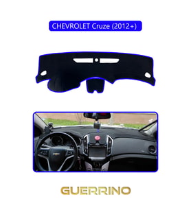CHEVROLET Cruze (2012+) ;TORPİDO KORUMA HALISI MAVİ KENAR