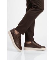 Ayakmod Premium Kahve Hakiki Deri Erkek Casual Ayakkabı 2692 M