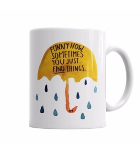 how i meet you mother umbrella   Kupa  Bardak Porselen