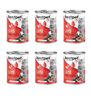 Bestpet Kuzu Etli Jöleli Yetişkin Kedi Konservesi 400 gr 6'lı Paket