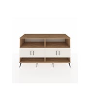 Kronos Konsol 4 Raflı 4 Kapaklı 176x59x99 Çam-Aytaşı/Antrasit