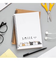 Sevimli Kediler Baskılı Defter