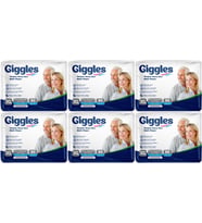 Giggles Hasta Bezi Yetişkin Bel Bantlı Tekstil Yüzey Ekstra Büyük (XL) 180 Adet (6PK*30)