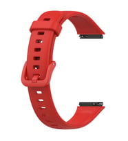 Microsonic Huawei Band 7 Kordon, Silicone Sport Band Kırmızı