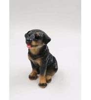 DEKORATİF KÖPEK FİGÜRÜ ROTVAYDIR BOY 10 CM