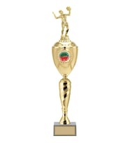 ODAK KUPA - Figürlü Kupalar - Voleybol Kadın Figürlü Kupalar FG-081 B - 60 cm