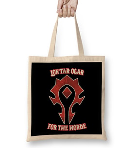 Lok'tar Ogar For The Horde! 01 Bez Çanta Uzun Saplı