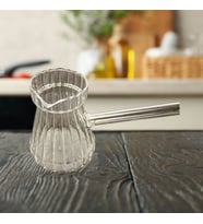 Cam Cezve Yüksek Isıya Dayanıklı  400 Ml