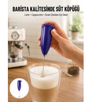 Portatif Kahve Köpürtücü – Latte, Cappuccino, Milkshake ve Puding Yapıcı