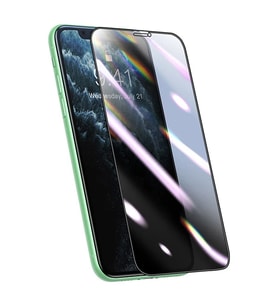 Baseus 0.25mm İPhone 11 Pro-XS-X 3D Curved Privacy Gizlili Cam Ekran Koruyucu-(5775 - 1OL5402-6863