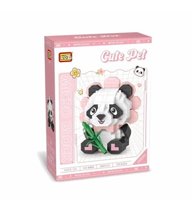 VAGONLIFE LOZ 8803 OTURAN SEVİMLİ ÇİÇEK PANDA 350 PARÇA BLOCK OYUNCAK 14+