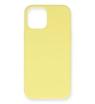 Pilelistore   iPhone 12 Mini Kılıf Nano içi Kadife Silikon - Sarı