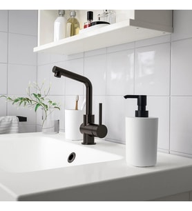 Banyo Sabunluk Seti IKEA Beyaz Sıvı Sabunluk Takımı