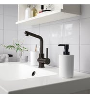 Banyo Sabunluk Seti IKEA Beyaz Sıvı Sabunluk Takımı