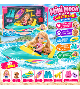 BIG90458 MİNİ MODA BEBEK VE SÜRAT TEKNESİ OYUNCAK