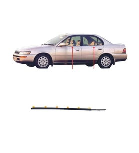 Nilser Corolla AE101 XLI Ön Sol Sıyırıcı Fitil Siyah 1993-1998