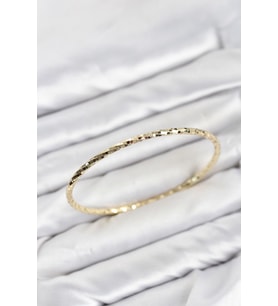 CM Gold Renk Lazer Kesim 65 mm Bilezik TJ-BB8619