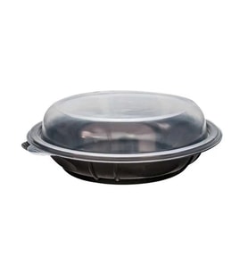 ŞeyliŞeyler Kapaklı Siyah Salata Kasesi (Isıya Dayanıklı) 1000 gr 100 Adet
