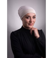 Bej Arkadan Bağlamalı İç Bone Viskon Kumaş Kaymaz Silikonlu 3002_12