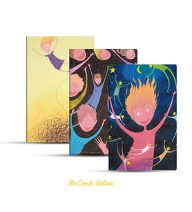 Üçlü Çizgili Defter Seti: Bir Çocuk: Gülsün
