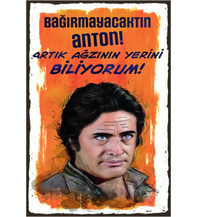 Hbb Türk Sineması Yeşilçam Ahşap Tablo/poster