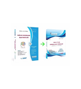 Egem Eğitim Yayınları Güncel (aöf) Sağlık Kurumları Işletmeciliği 1.sınıf 2.dön Set "bah" (Çok Renkli)