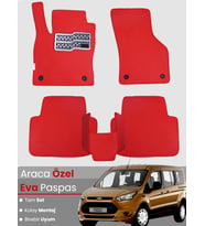 FORD CONNECT (2013-2023) Uyumlu EVA Paspas Tam Set–Araca Özel,Su Geçirmez,Kolay Montaj