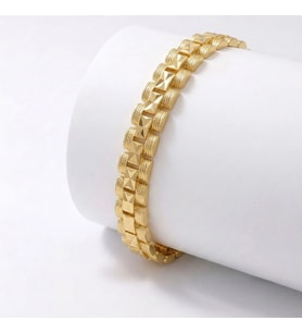 Moncuk Design Nexa 24K Gold Kaplama 8 mm Kadın Bileklik 3351KBV5D3