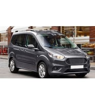 FORD TOURNEO COURIER 2018 ve Üzeri Krom Ön Panjur Paslanmaz Çelik 5 Parça