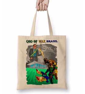 God of War Brasil Bez Çanta Uzun Saplı