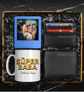 Babalar Gününe Özel Kişiye Özel Kupa & Kişiye Özel Cüzdan & Kişiye Özel Kartvizitlik & Kişiye Özel Fotoğraf Çerçevesi