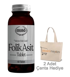 Ersağ Folik Asit - 60 Tablet
