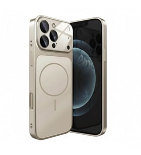 Coverzone iPhone 17 Air ile Uyumlu K?l?f MagSafe ile uyumlu Kablosuz ?arj Destekli Temperli Kamera Koruma Glass K?l?f � Parmak izi yapmayan Wireless Charging Kamera Koruyucu Darbe Emici Sert Kapak