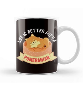 Life Better With Guinea Pig Rodent Pets Cavies Kupa Bardak Porselen