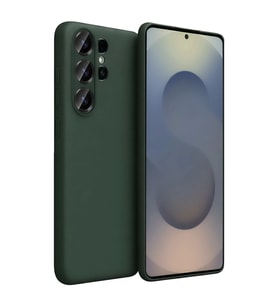 Samsung Galaxy S26 Ultra First Silikon - Koyu Yeşil