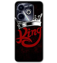 İnfinix Hot 40i Kılıf HD Desen Baskılı Kılıf - King
