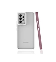 Samsung Galaxy A53 5G Uyumlu Kılıf Zore Mima Kapak (Mürdüm)