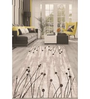 Dijital Kaymaz Taban Yıkanabilir Modern Renkli Salon Halısı Mutfak Halısı Yolluk ND-HT-458 (Kahverengi)