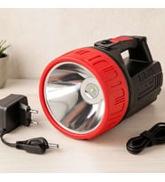 15W LED Şarjlı Uzun Menzilli 2'si 1 Arada El Feneri Projektör
