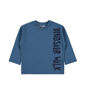 Civil Boys Dinosaur Walk Baskılı 2-5 Yaş Sweatshirt - Mavi