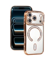 İphone 17 Pro Max Joke Simli Magneticsafe Kılıf - Turuncu