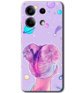 Xiaomi Redmi Note 13 Pro 5G Kılıf HD Desen Baskılı Kılıf - Uzaylı Kız