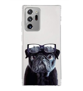 PrintiFy Samsung Galaxy Note 20 Ultra ile Uyumlu Köpek 3 Kamera Korumalı Şeffaf Kılıf