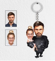 Kişiye Özel King Kong Tasarımlı Karikatür Anahtarlık