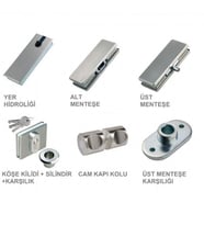 Kale Cam kapı aksesuar seti standart, Set 2