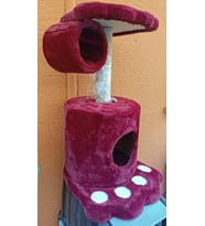 pati şekilli tırmalamalı kedi evi